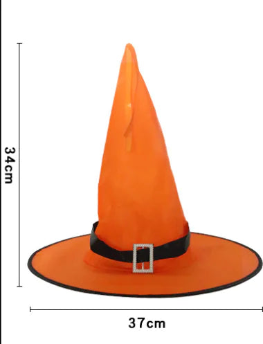 LED Glow Witch Hat for Halloween Party Decor